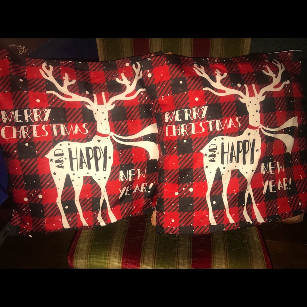 Christmas Pair of Throw pillows